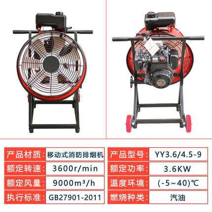 消防移動式排煙機